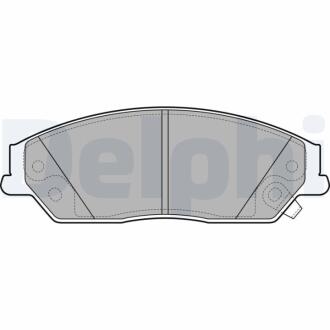 Тормозные колодки Delphi LP2714