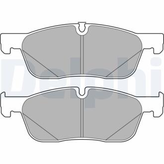 LAND ROVER К-т передн. гальм. колодок Discovery Sport 2,0-2,2 14-, Range Rover Evoque 2,0-2,2 11- Delphi LP3166