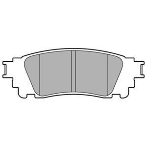 Тормозные колодки, дискові Delphi LP3171