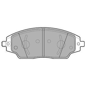 Тормозные колодки, дискові Delphi LP3192 (фото 1)