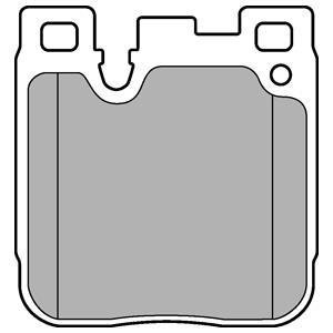 Тормозные колодки, дискові Delphi LP3249 (фото 1)