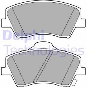 KIA Колодки тормозные передние Ceed 13-, Carens 1,7CRDi 13- Delphi LP3264