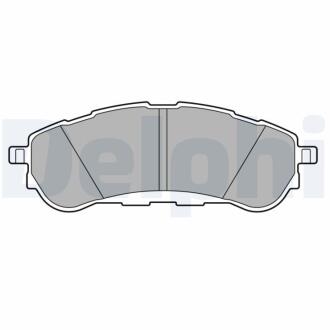 Гальмівні колодки, дискові Delphi LP3707