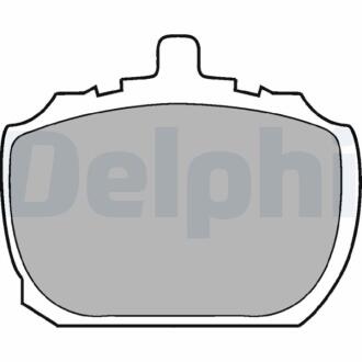 FORD Тормозные колодки передн.Transit -91 Delphi LP45