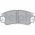FIAT Колодки тормозные передние Panda 82-,Regata 83-,Uno Delphi LP509 (фото 1)