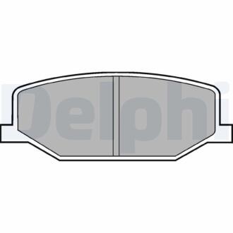 SUZUKI Колодки тормозные передн. Jimny,Samuraj 88- Delphi LP527