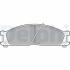NISSAN Тормозные колодки передние Urvan E24,Terrano I,II,Pathfinder,Ford,Subaru Delphi LP543 (фото 1)