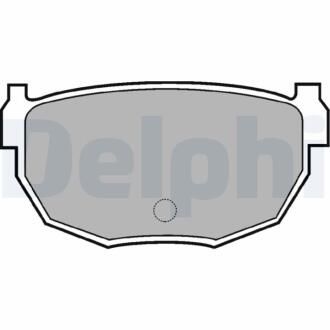 Колодки гальмівні Delphi LP570