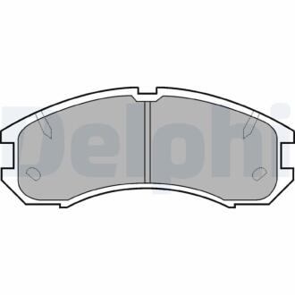 Комплект гальмівних колодок з 4 шт. дисків Delphi LP595