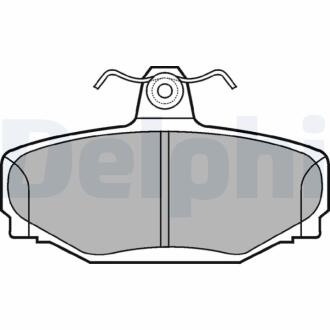 VOLVO Тормозные колодки задн. 740-940 81-,S/V 70 96- Delphi LP637