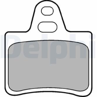 CITROEN Тормозные колодки задние Xantia,XM 89- Delphi LP655