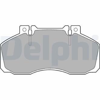 DB Тормозные колодки передн.609-811D передн./задн. Vario Delphi LP662