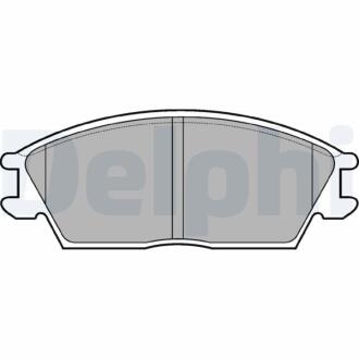 Гальмівні колодки, дискові Delphi LP704