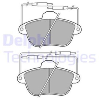 Тормозные колодки Delphi LP741