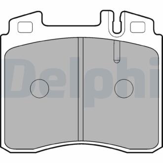 DB Тормозн.колодки передн. W140 300-600S/SE Delphi LP842