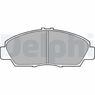 Комплект гальмівних колодок з 4 шт. дисків Delphi LP869