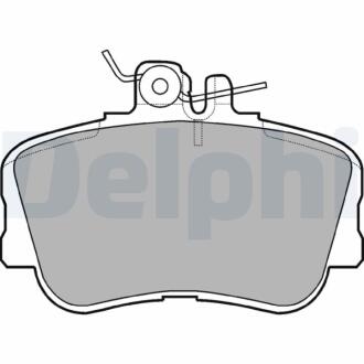 DB Тормозные колодки перед.W202 93- Delphi LP881