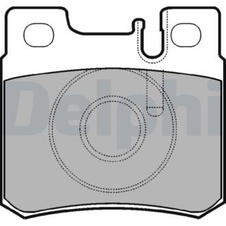 Тормозные колодки Delphi LP946