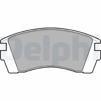 NISSAN Тормозные колодки передн.Sunny kombi 90-96 Delphi LP952