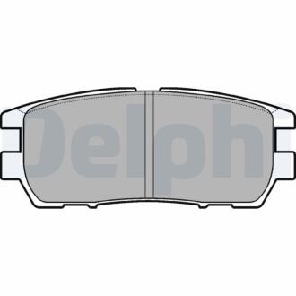 Колодки тормозные Delphi LP954