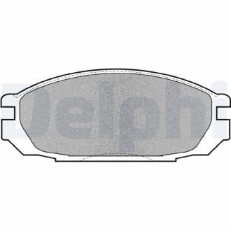 Тормозные колодки диск. задн.NISSAN Patrol 2.8TD/4,2i Delphi LP983