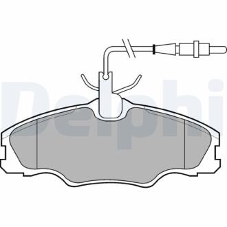 Колодки гальмівні Delphi LP985