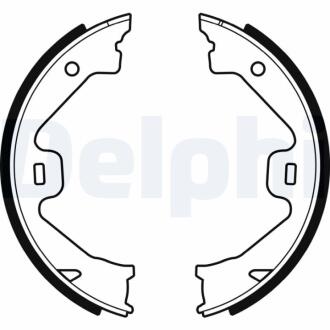 ROVER гальм. колодки задн. 75 2.0 CDTi 03-05 Delphi LS1930
