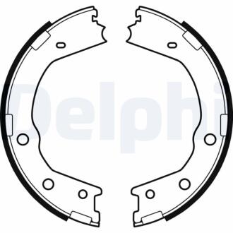Колодки гальмівні барабанні (комплект 4 шт) Delphi LS2067