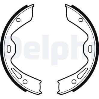 PORSCHE гальмо. колодки задн. CAYMAN 3.8 GT4 15-, PANAMERA 3.6 10-13 Delphi LS2120