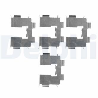 HYUNDAI К-т установочный пер. торм. колодок Santa FE -12 Delphi LX0513