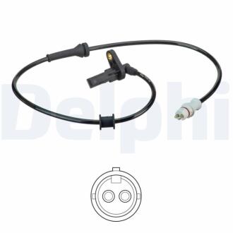 RENAULT Датчик ABS задн.прав.Kangoo 03- Delphi SS20590