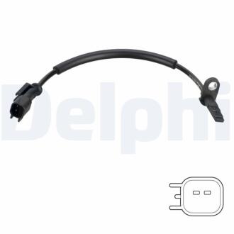 FORD Датчик ABS пер. TOURNEO 2.2 TDCi 12-, TRANSIT 12- Delphi SS20779