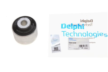 Сайлентблок передний мост спереди, снизу, внутри Delphi TD838W