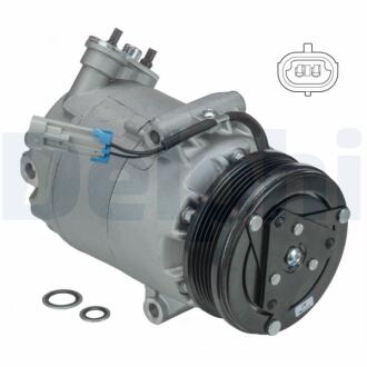 OPEL Компрессор кондиционера ASTRA G CLASSIC, CORSA C, MERIVA A 98- Delphi TSP0155142