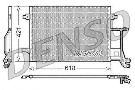 Радиатор кондиционера DENSO DCN02013