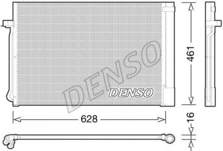 Радіатор кондиціонера DENSO DCN05013 (фото 1)