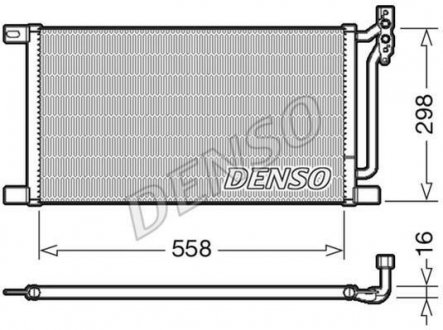 Радіатор кондиціонера DENSO DCN05020 (фото 1)