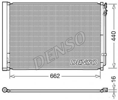 Радіатор кондиціонера DENSO DCN05032 (фото 1)
