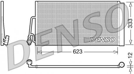 Радиатор кондиционера DENSO DCN05102 (фото 1)