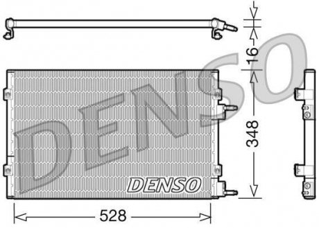 Радиатор кондиционера DENSO DCN06003