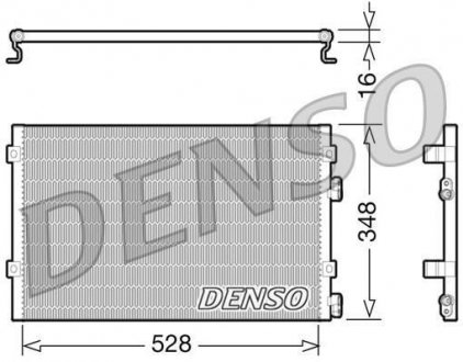 Конденсер кондиционера DENSO DCN06004 (фото 1)