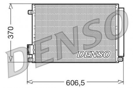 Конденсер кондиционера DENSO DCN09045 (фото 1)