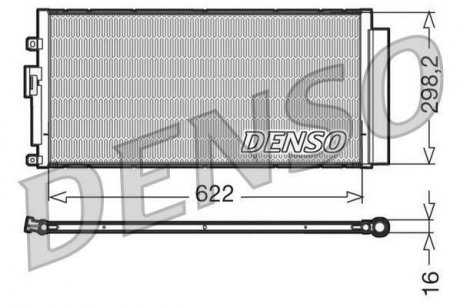 Радіатор кондиціонера DENSO DCN09046