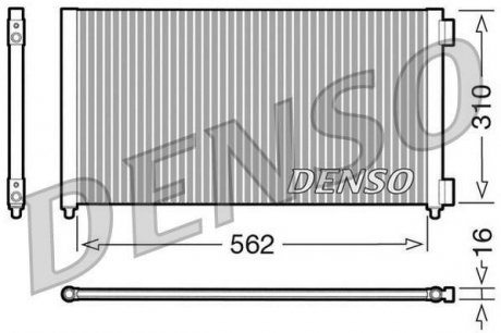 Радіатор кондиціонера DENSO DCN09102
