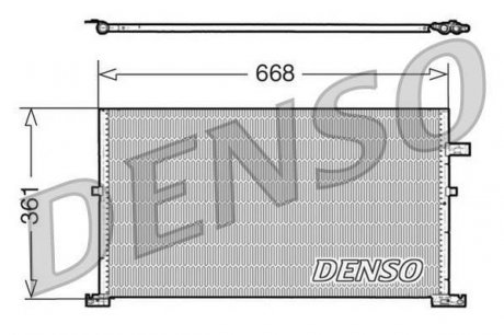 Радиатор кондиционера DENSO DCN10013 (фото 1)