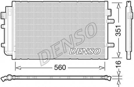 Радиатор кондиционера DENSO DCN12005