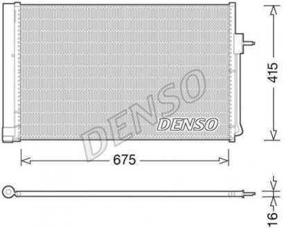 Радиатор кондиционера DENSO DCN15001 (фото 1)