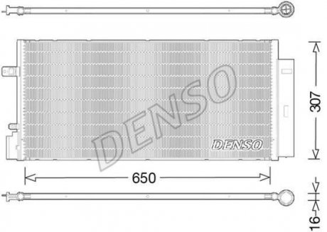 Радіатор кондиціонера DENSO DCN20024 (фото 1)