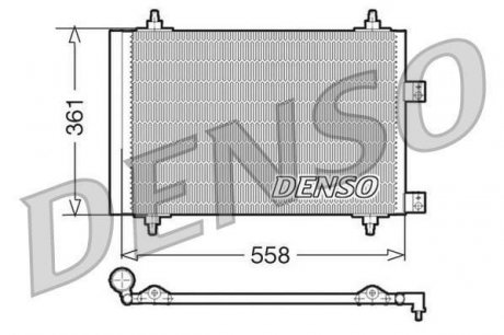 Радиатор кондиционера DENSO DCN21016