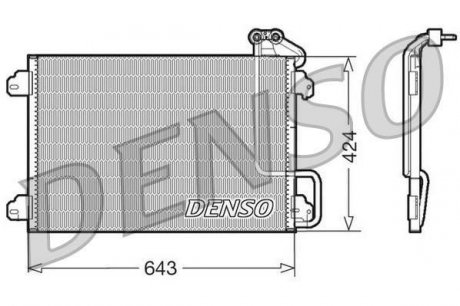 Радиатор кондиционера DENSO DCN23013 (фото 1)